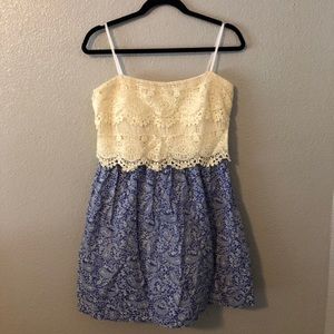 Women’s Summer/Spring strapless lace dress